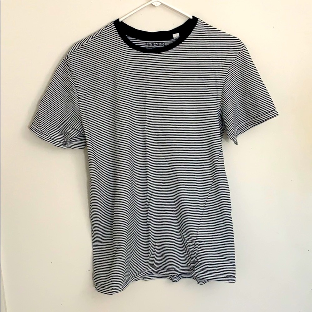 Pacsun Black and White Striped T-shirt